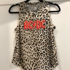 Free People AC/DC muscle tank